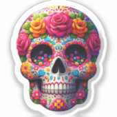 STICKER COMPLEXE CRAIRE AVEC FLEURS VIVES (Recto)