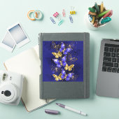 Sticker Composition avec papillons Sapphire (Couverture iPad)
