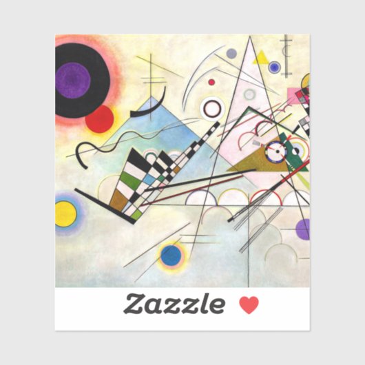Sticker Composition Kandinsky 8 (Feuille)