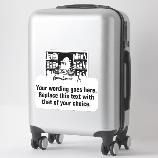 Sticker Comptable ou promotion comptable (Sur valise)