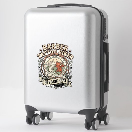 Sticker Comptable Saison Fiscale Chat Comptable Saison Fis (Sur valise)