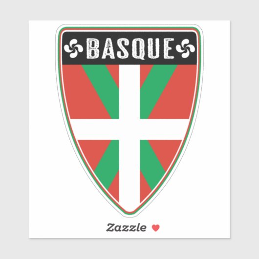 Sticker Comté de Basque (Feuille)