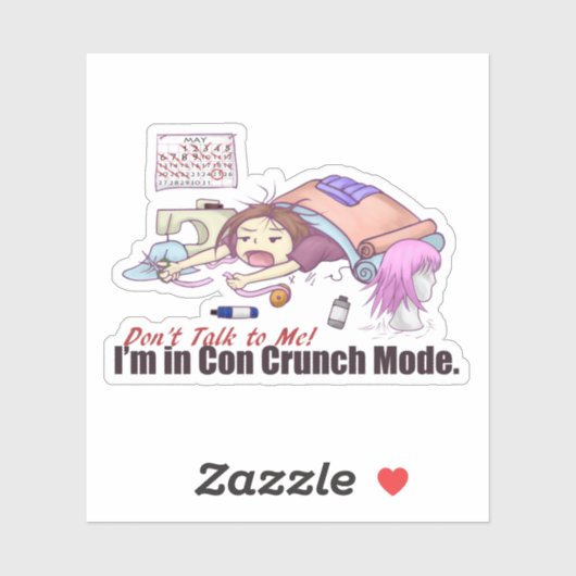 Sticker Con Crunch (Feuille)