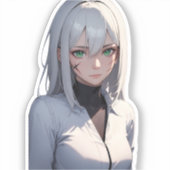 Sticker Concept de guerrier de l'Anime (Recto)