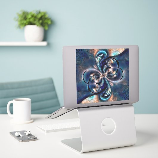 Sticker Conception (Ordinateur portable sur le bureau)