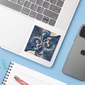 Sticker Conception (Ordinateur portable avec iPhone)