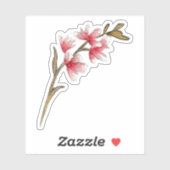 Sticker Conception Abstraite (Feuille)