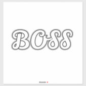 STICKER CONCEPTION ADORABLE BOSS (Feuille)