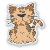 Sticker Conception adorable de chats mignons (Devant)