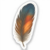 Sticker Conception colorée en plumes (Recto)