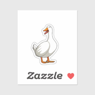 Sticker Conception de canard mignon pour hommes amateur de