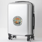 Sticker Conception de chat mignon de professeur d'école - (Sur valise)