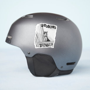 Sticker Conception de chat punk drôle maître de parkour ép