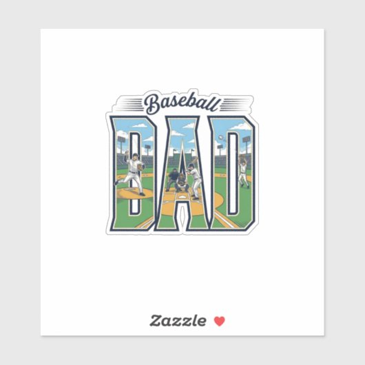 Sticker Conception de chemise à lettre gravée pour papa de (Feuille)