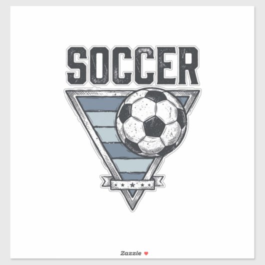 Sticker Conception de chemise de badge de triangle de ball (Feuille)