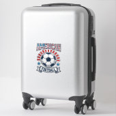 Sticker Conception de chemise de ballon de football améric (Sur valise)