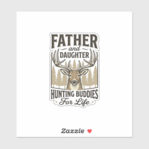 Sticker Conception de chemise de cerf pour copains de chas
