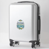 Sticker Conception de chemise de chenille arc-en-ciel Cool (Sur valise)