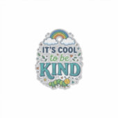 Sticker Conception de chemise de chenille arc-en-ciel Cool (Devant)