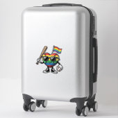 Sticker Conception de chemise de fierté de baseball de coe (Sur valise)