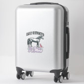 Sticker Conception de chemise facilement distrait par les (Sur valise)