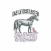 Sticker Conception de chemise facilement distrait par les (Devant)