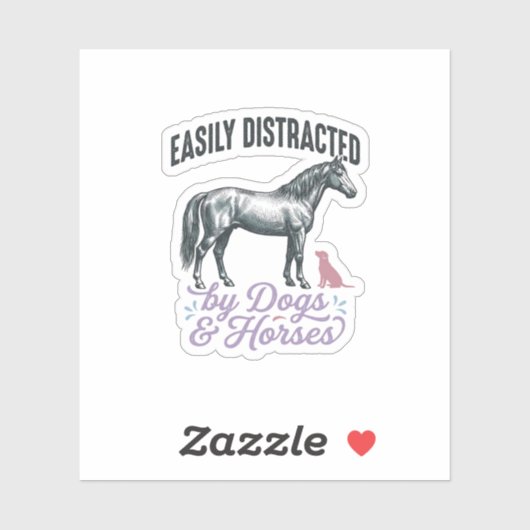 Sticker Conception de chemise facilement distrait par les (Feuille)