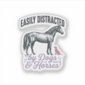 Sticker Conception de chemise facilement distrait par les (Devant)