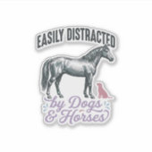 Sticker Conception de chemise facilement distrait par les (Devant)