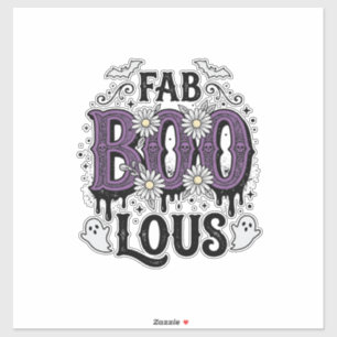 Sticker Conception de chemise fantôme vintage Halloween Fa