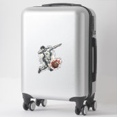 Sticker Conception de chemise graphique pour joueur de foo (Sur valise)