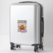 Sticker Conception de chemise Halloween Citrouille la plus (Sur valise)