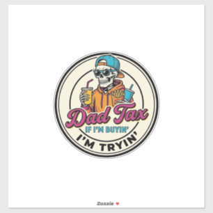 Sticker Conception de chemise humour fast-food squelette t