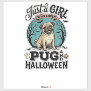 Sticker Conception de chemise pour fille amateur de chien