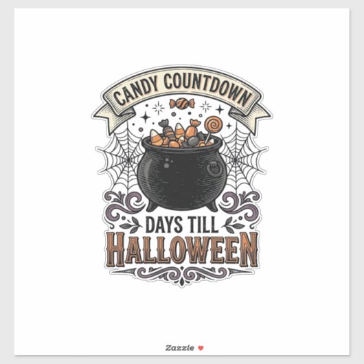 Sticker Conception de chemise pour le compte à rebours des (Feuille)