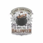 Sticker Conception de chemise pour le compte à rebours des (Devant)