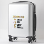 Sticker Conception de chemise Répéter Applaudir Payer Cond (Sur valise)