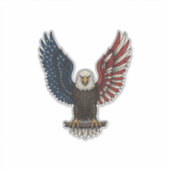 Sticker Conception de chemise vectorielle aigle patriotiqu (Devant)