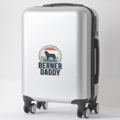 Sticker Conception de chemise vectorielle Berner Daddy Vin (Sur valise)