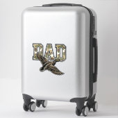 Sticker Conception de chemise vectorielle Camo Papa Canard (Sur valise)