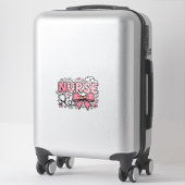 Sticker Conception de chemise vectorielle Cute Nurse Bow H (Sur valise)