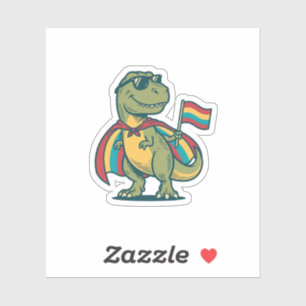 Sticker Conception de chemise vectorielle de dinosaure de
