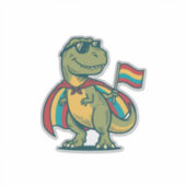 Sticker Conception de chemise vectorielle de dinosaure de (Devant)
