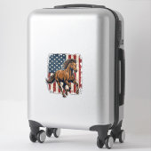 Sticker Conception de chemise vectorielle de drapeau de ch (Sur valise)