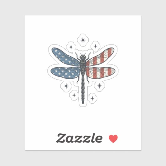 Sticker Conception de chemise vectorielle de libellule pat (Feuille)