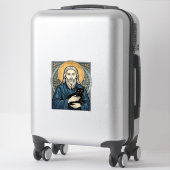 Sticker Conception de chemise vectorielle de portrait de c (Sur valise)