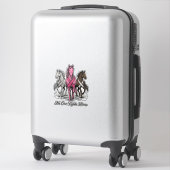 Sticker Conception de chemise vectorielle de soutien contr (Sur valise)
