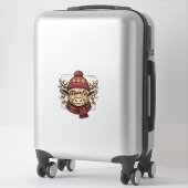 Sticker Conception de chemise vectorielle de vache des Hig (Sur valise)