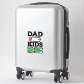 Sticker Conception de chemise vectorielle drôle de batteri (Sur valise)