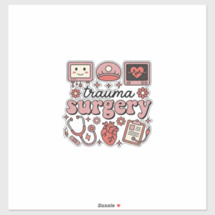 Sticker Conception de chemise vectorielle médicale vintage